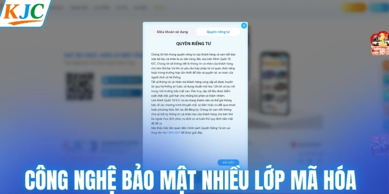 công nghệ bảo mật nhiều lớp mã hóa