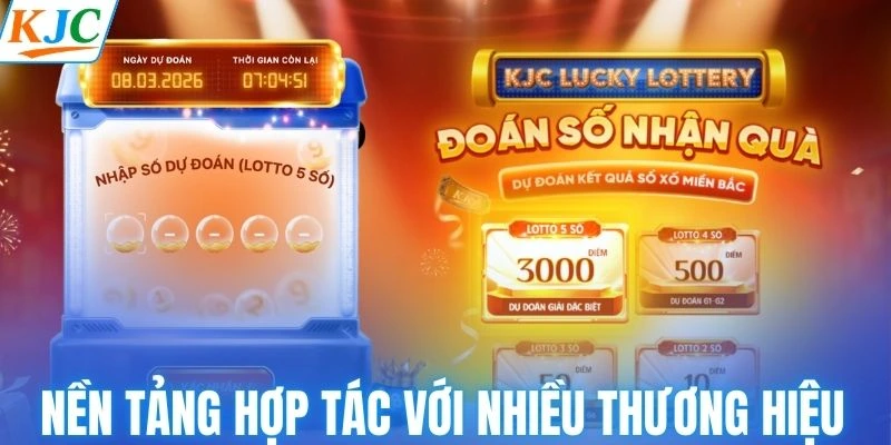 Nền tảng hợp tác với nhiều thương hiệu lớn
