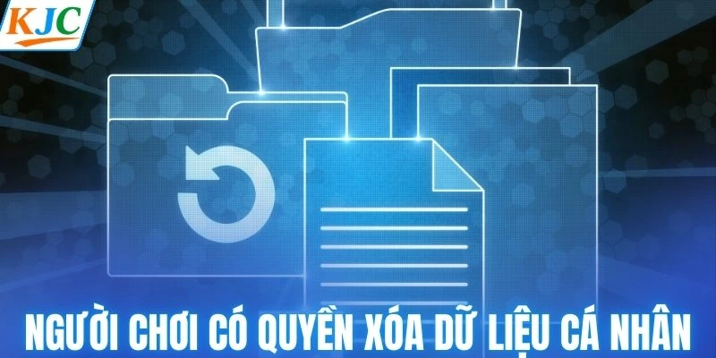 Người chơi có quyền yêu cầu xóa dữ liệu cá nhân