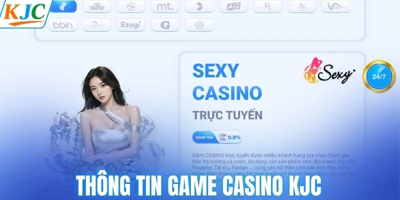 Thông tin game casino KJC